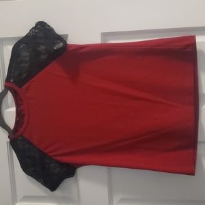 Shein Lace Sleeve Shirt